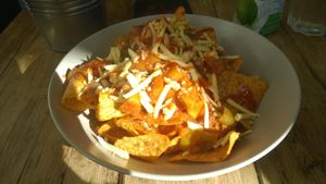 Chilli nachos  at Square Roots in Whitley Bay