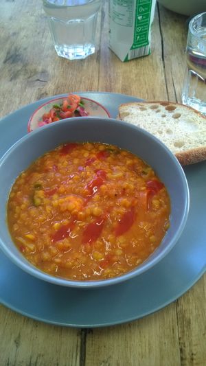Sweet potato daal at Square Roots in Whitley Bay