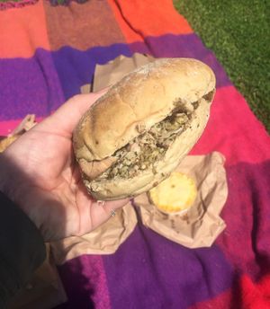 Jackfruit Sandwich at Square Roots in Whitley Bay