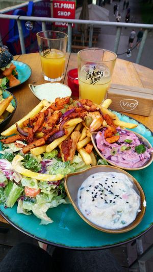 Gyrosteller at Bidges & Sons Reeperbahn in Hamburg