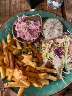 Gyros plate  at Bidges & Sons Reeperbahn in Hamburg