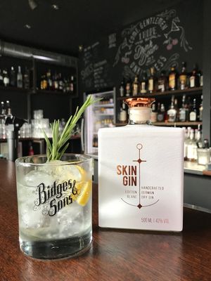 skin Gin  at Bidges & Sons Reeperbahn in Hamburg