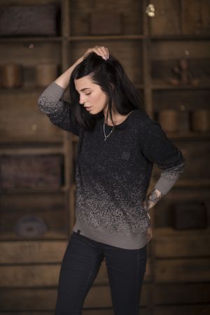 Knitwear "Ashes" GOTS certified organic cotton at Bidges & Sons Reeperbahn in Hamburg