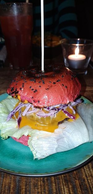 Sehr leckerer Burger at Bidges & Sons Reeperbahn in Hamburg