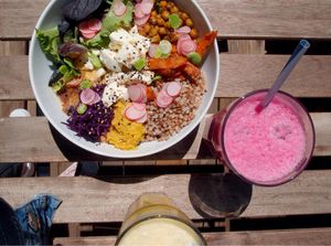 buddha bowl (can be vegan) at Le Labo in Lyon