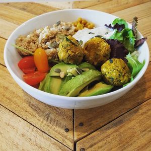 buddha bowl (can be vegan) at Le Labo in Lyon