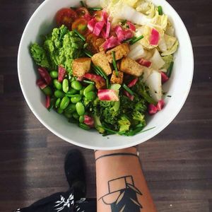 buddha bowl (can be vegan) at Le Labo in Lyon