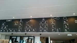 original menu! at Le Labo in Lyon