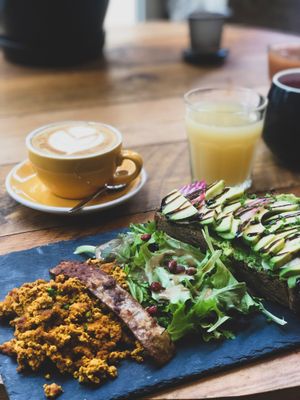 Vegan brunch   at Le Labo in Lyon