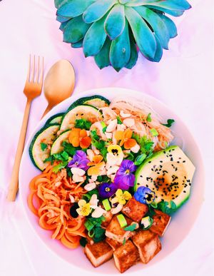 Buddha bowl Asia at Oh My Greens in Montpellier