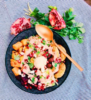 Healthy bowls at Oh My Greens in Montpellier