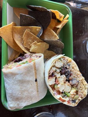 Vegan Latina burrito   at New Wave Burritos in Huntington