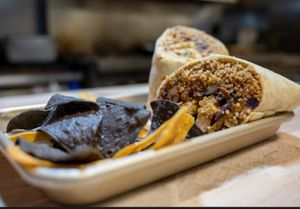 Vegan Latino burrito  at New Wave Burritos in Huntington