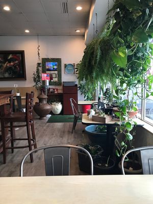 A warm welcome :) at Veggie House in Salt Lake City