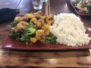 Orange Chicken  at Veggie House in Salt Lake City