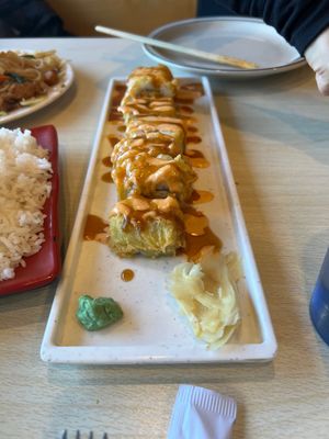 Spicy tuna roll  at Veggie House in Salt Lake City