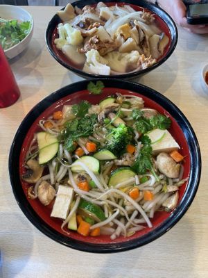 Veggie soup and Pho 10/10  at Veggie House in Salt Lake City