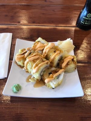 Vegas roll (outstanding!) at Veggie House in Salt Lake City