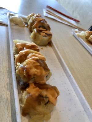 Vegas roll  at Veggie House in Salt Lake City