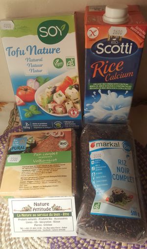 Some products I could find at Nature Attitude at Nature Attitude in Dakar