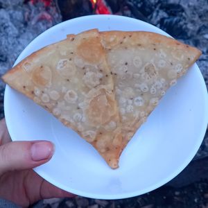 samosa 2,50€ at Maharaja Imbiss in Tubingen