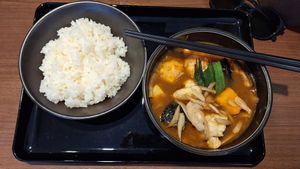 Vegetable ramen at CoCo Ichibanya - Shibuya Namikibashi in Tokyo