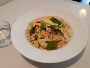 Cream macaroni pasta at Yummy Vegan Home - Ya Mi Rizi in Taipei