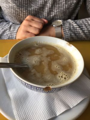 Chickpea soup  at De Vliegende Schotel - The Flying Saucer in Amsterdam