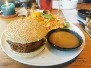 Cashew burger at De Spelleplekke 3 in Koksijde