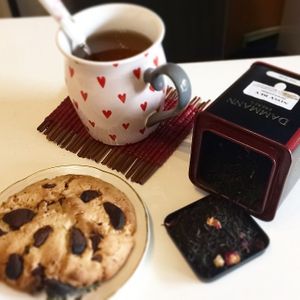 vegan cookies at tea time ;) at La Palette Vintage in Charroux