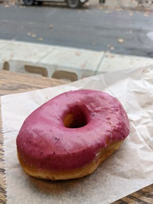 Blueberry donut at Dottie's Donuts - Queen Village in Philadelphia