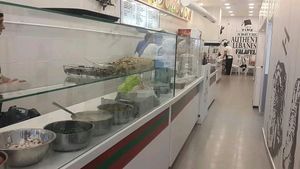 Inside. at Falafel Tyros in Istanbul