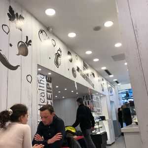 Interior  at Falafel Tyros in Istanbul