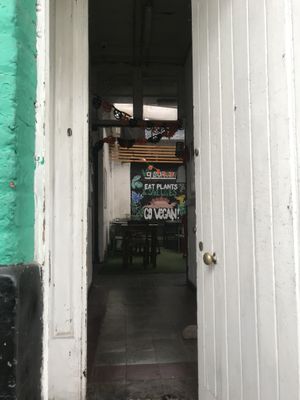 entrada al lugar   at Vg Burger in Santiago