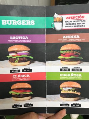 Page 2 at Vg Burger in Santiago