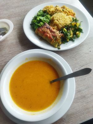 Menú del día at Loto Azul Vegetariano in Bogota