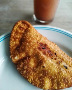 Empanadas 10/10 at Loto Azul Vegetariano in Bogota