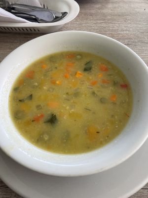 Soup  at Loto Azul Vegetariano in Bogota