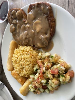 One main plate  at Loto Azul Vegetariano in Bogota