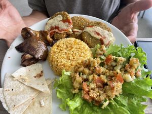 Another main plate  at Loto Azul Vegetariano in Bogota