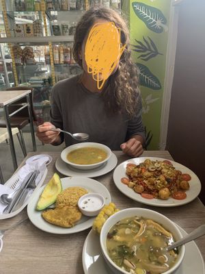   at Loto Azul Vegetariano in Bogota