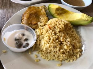Sides for Ajiaco   at Loto Azul Vegetariano in Bogota