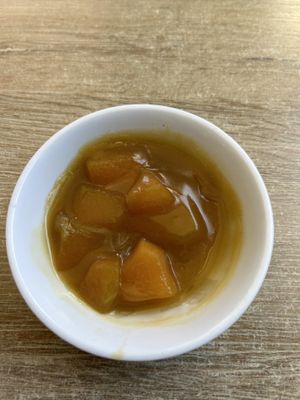 Melon? #Veganuary at Loto Azul Vegetariano in Bogota