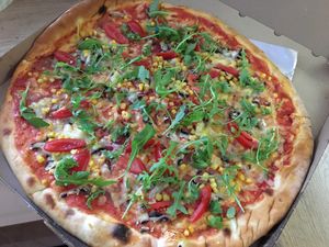 ";Vegan Happiness"; XXL pizza at Pizza Boss & Boss Burger in Bratislava