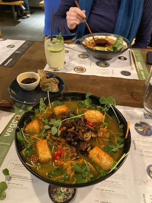 kare burosu ramen  at Wagamama in Cambridge