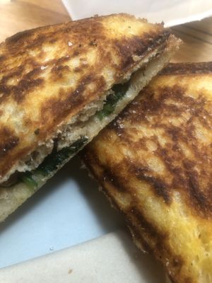 Grilled chicken spinach   at Union Kiosk in Melbourne