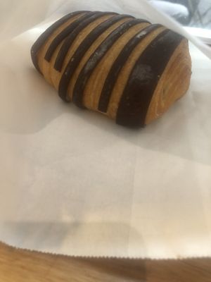 Chocolate croissant   at Union Kiosk in Melbourne