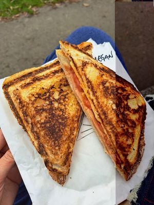 Ham and tomato at Union Kiosk in Melbourne