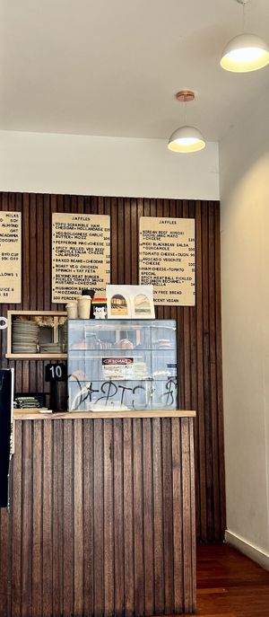 Front counter  at Union Kiosk in Melbourne