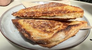 BLACK BEAN, SALSA + GUACAMOLE  jaffle   at Union Kiosk in Melbourne